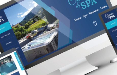 Création site catalogue de spas piscines Charme et Spa Tours