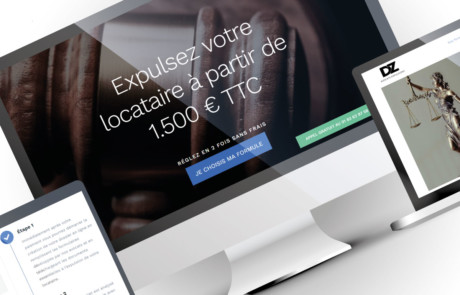 Création site e-commerce espace client personnalisé Avocats Paris