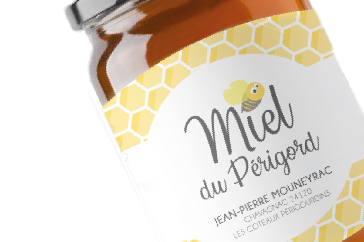 Création étiquette miel