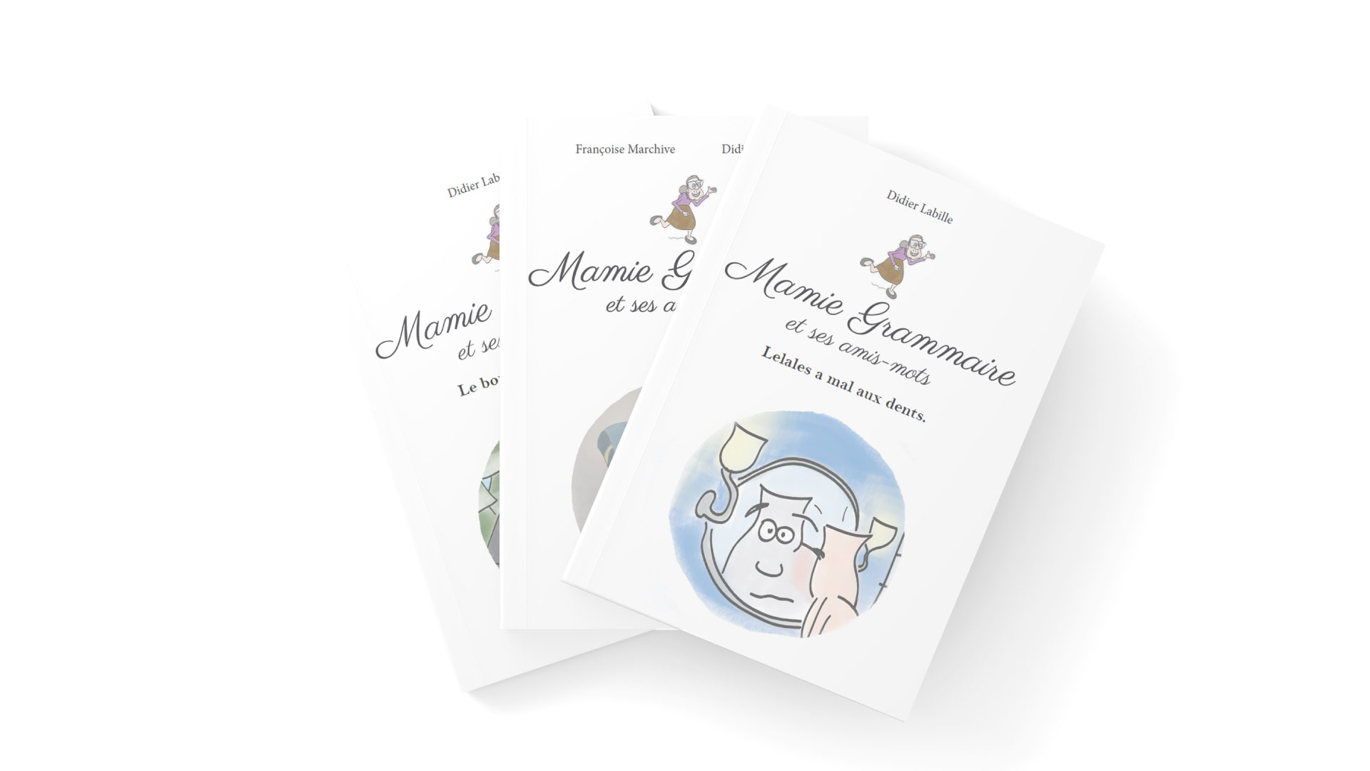 Illustrations de livres pour enfants Mamie Grammaire