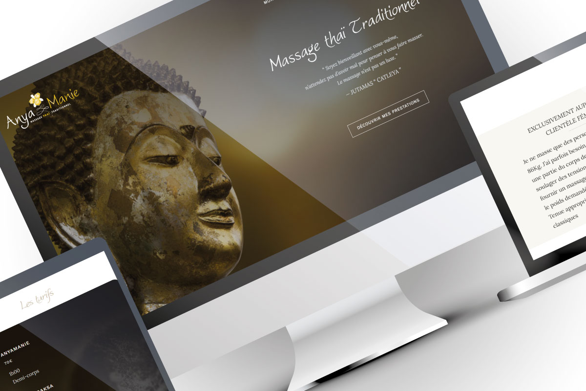 Création site web Massage Thaï traditionnel